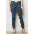 Flocking Denim Pant/ Flocking Jean Pant/ Ladies Flocking Pant